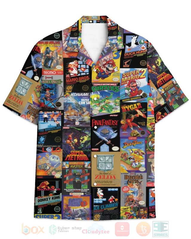 BEST NES Games Aloha Hawaiian Shirt