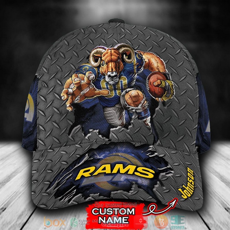 Los Angeles Rams Mascot NFL Custom Name Cap