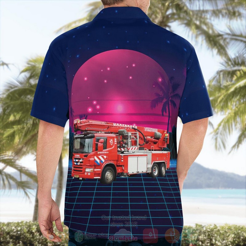 BEST Haarlem, Netherlands, Brandweer Kennemerland 3D Aloha Shirt 2 BEST Haarlem, Netherlands, Brandweer Kennemerland 3D Aloha Shirt word1