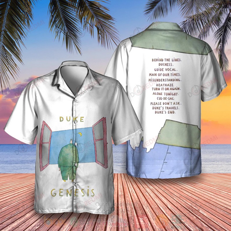 BEST Genesis Duke Album Aloha Hawaiian Shirt