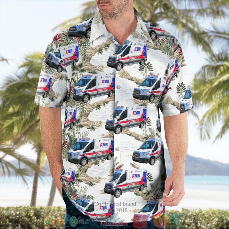 Waterbury Connecticut AMR Waterbury Ambulance Hawaiian Shirt 3 Waterbury Connecticut AMR Waterbury Ambulance Hawaiian Shirt word2