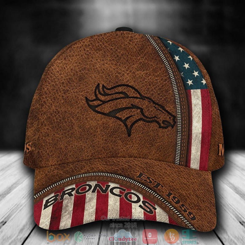 NEW Denver Broncos Custom name Hat 2