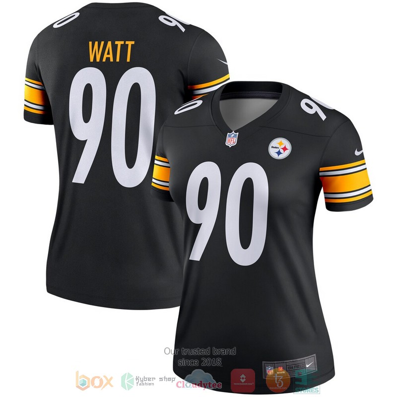 NEW Pittsburgh Steelers T.J. Watt Black Legend Football Jersey 3 NEW Pittsburgh Steelers T.J. Watt Black Legend Football Jersey word1