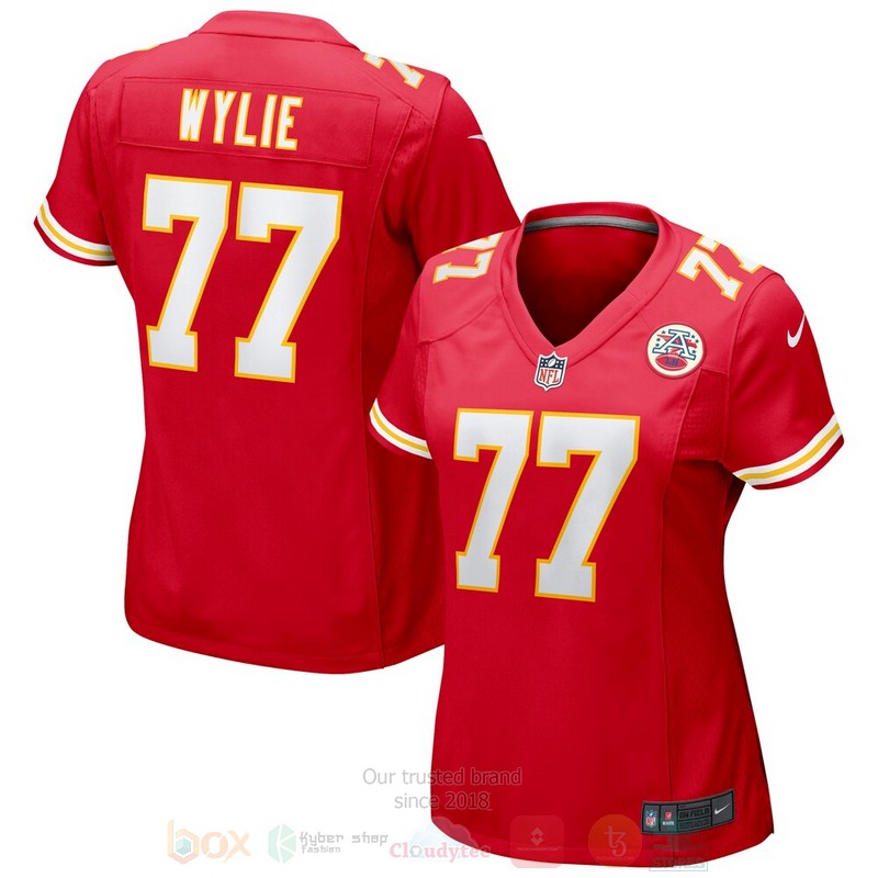 BEST Kansas City Chiefs Andrew Wylie NFL Reds Jersey Football word3