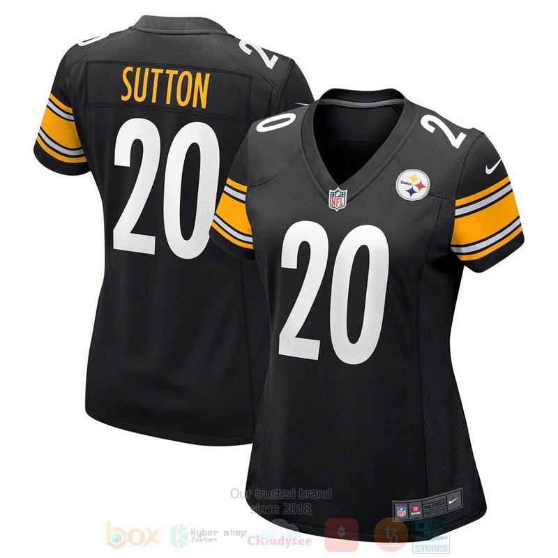 BEST Pittsburgh Steelers Cameron Sutton Black Jersey Football word3