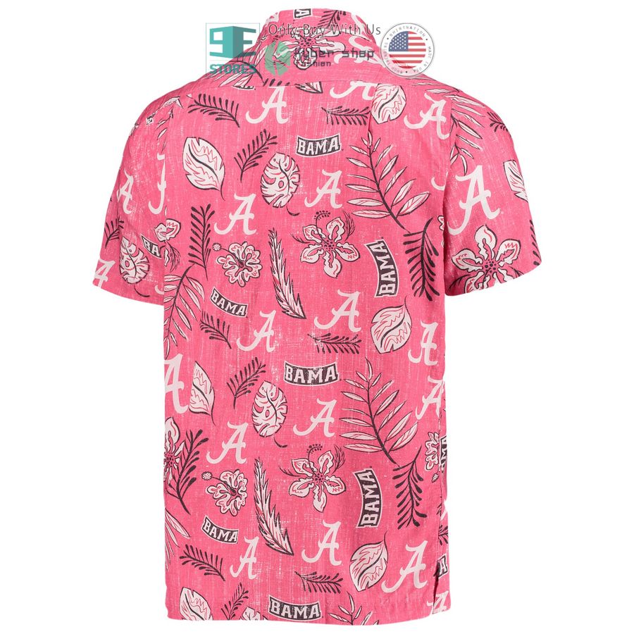 HOT Alabama Crimson Tide Wes & Willy Vintage Floral Crimson Hawaii Shirt 3 alabama crimson tide wes willy vintage floral crimson hawaiian shirt 3 67926