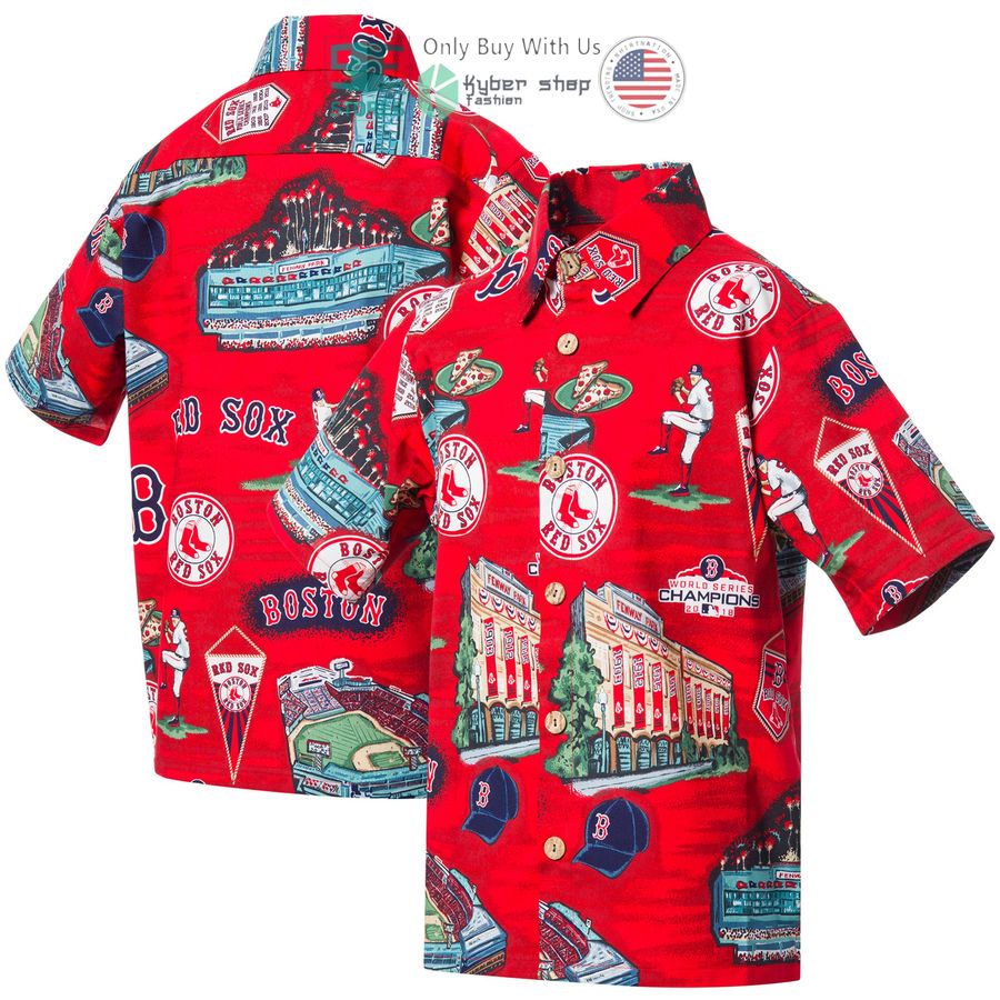 HOT Boston Red Sox Reyn Spooner Scenic Red Hawaii Shirt 1 boston red sox reyn spooner scenic red hawaiian shirt 1 96246