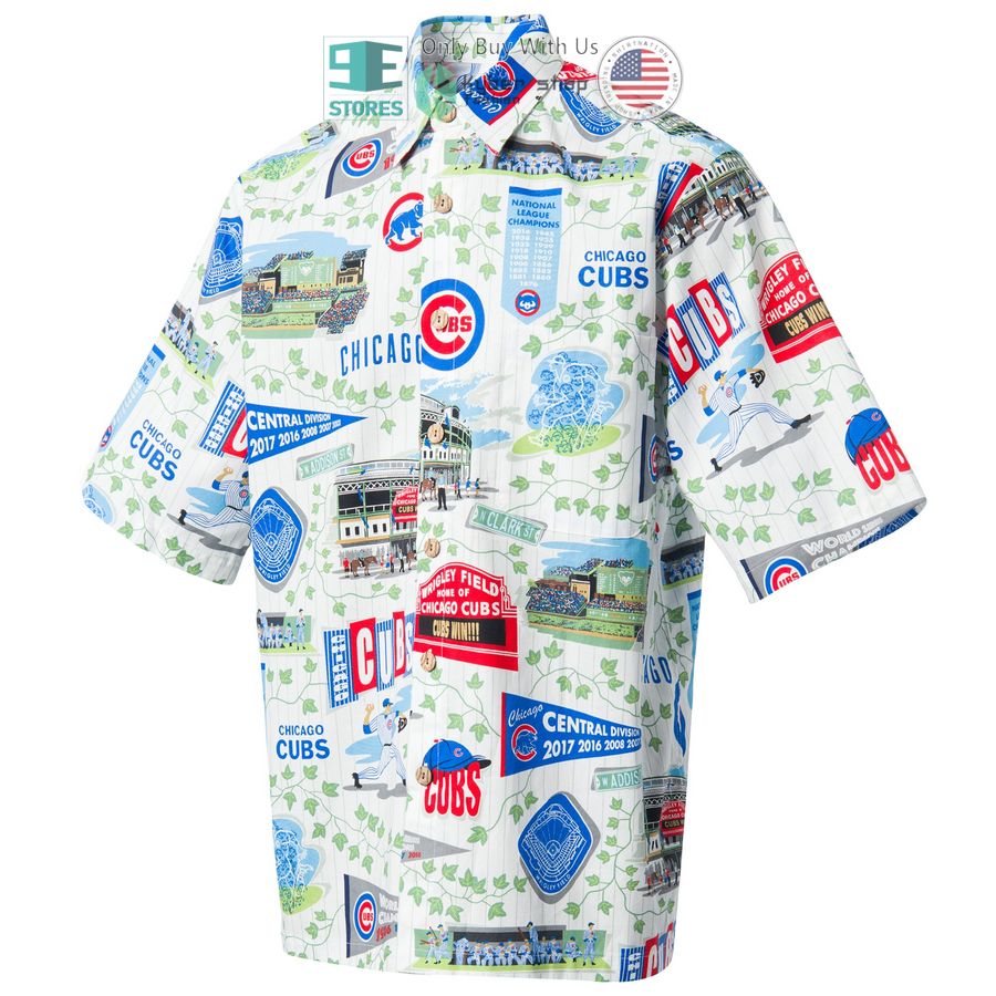 HOT Chicago Cubs Reyn Spooner Scenic White Hawaii Shirt 2 chicago cubs reyn spooner scenic white hawaiian shirt 2 73039