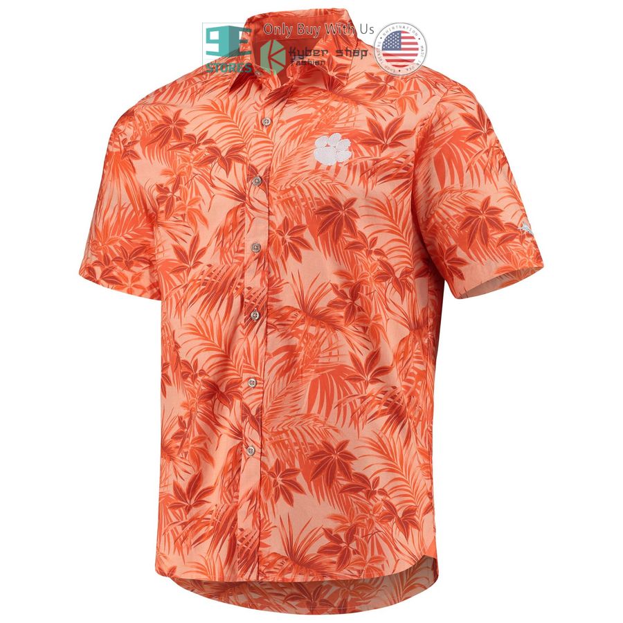 HOT Clemson Tigers Tommy Bahama Reign Forest Fronds Orange Hawaii Shirt 2 clemson tigers tommy bahama reign forest fronds orange hawaiian shirt 2 25721