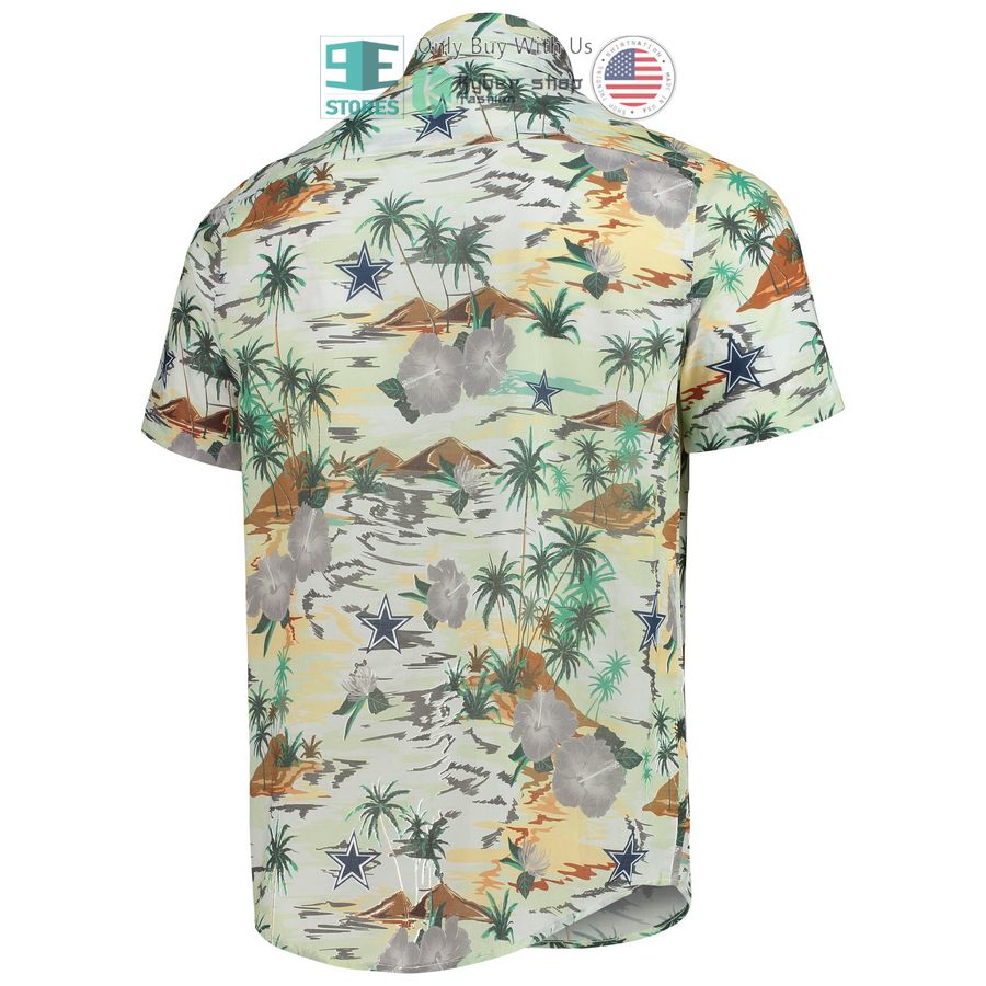 HOT Dallas Cowboys FOCO Paradise Floral Tan Hawaii Shirt 3 dallas cowboys foco paradise floral tan hawaiian shirt 3 9402