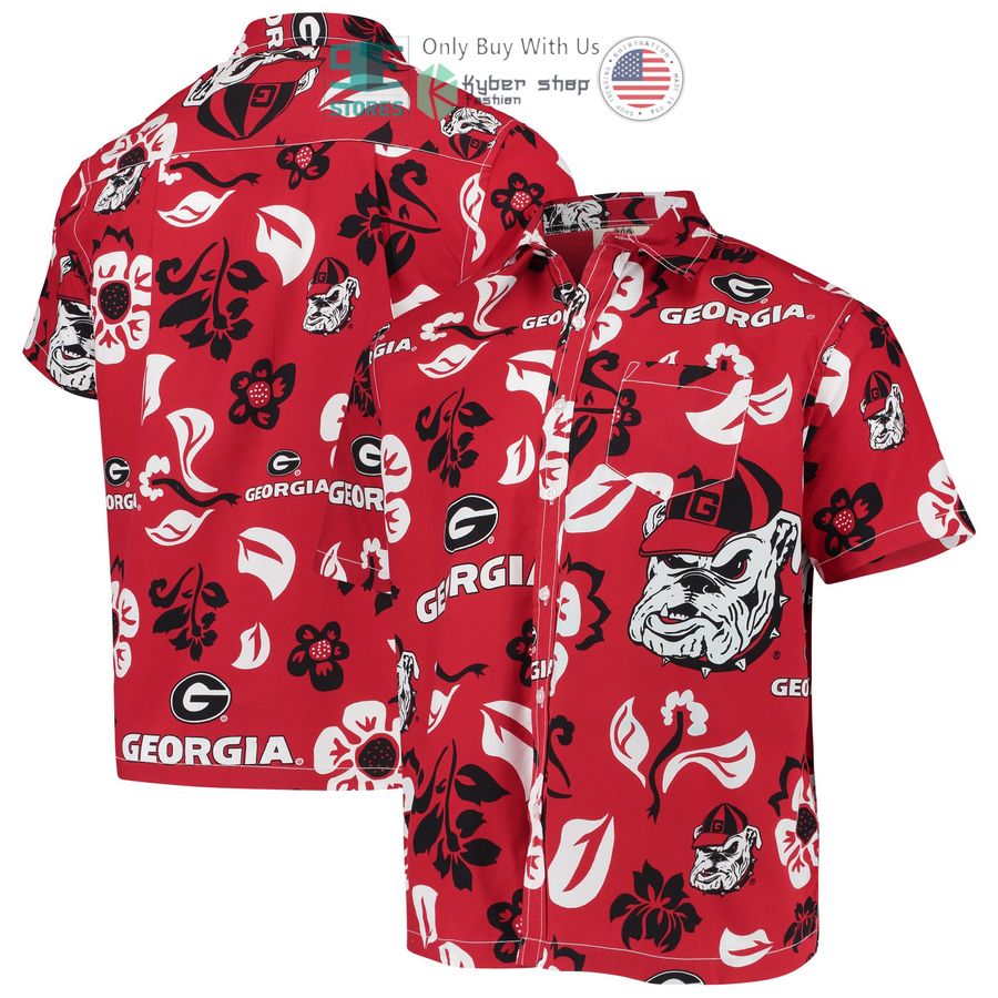 HOT Georgia Bulldogs Wes & Willy Hawaiian Red Hawaii Shirt 7 georgia bulldogs wes willy hawaiian red hawaiian shirt 1 6830