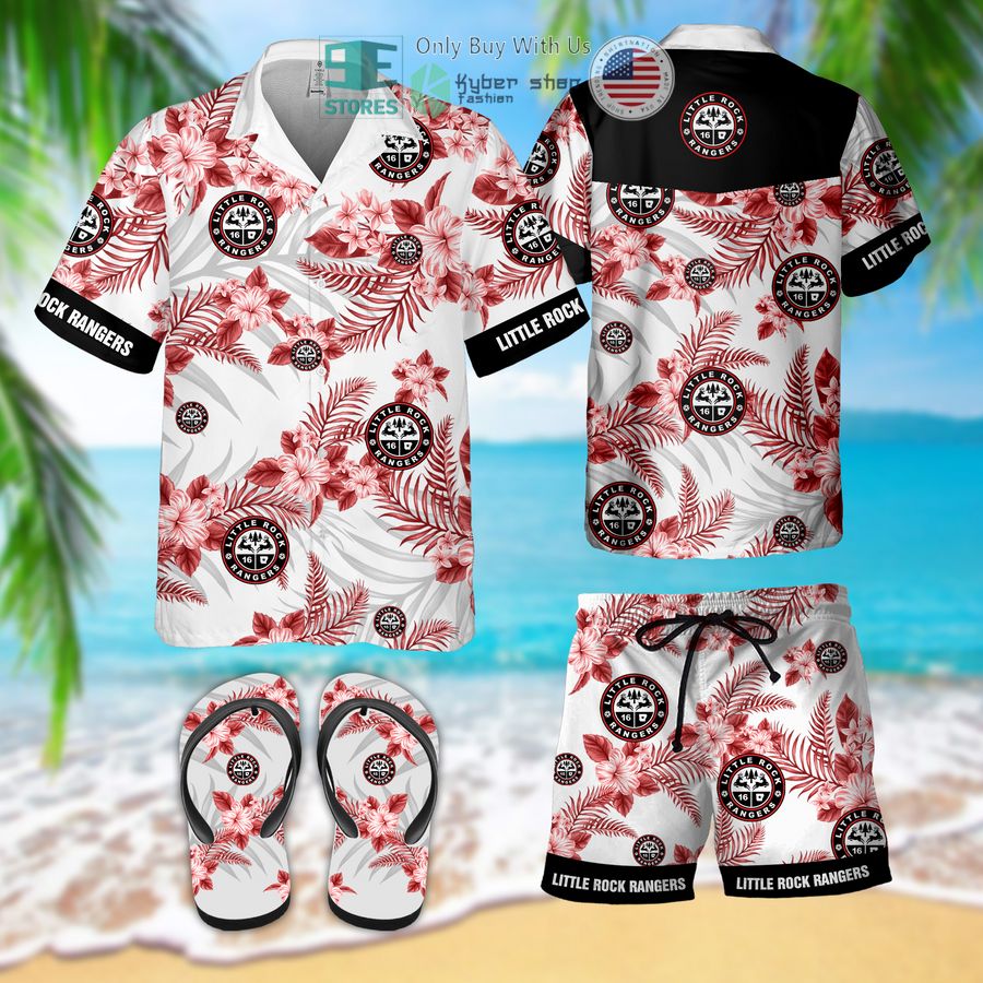 HOT Little Rock Rangers Hawaiian Shirt, Shorts 2 little rock rangers hawaiian shirt flip flops 1 87026