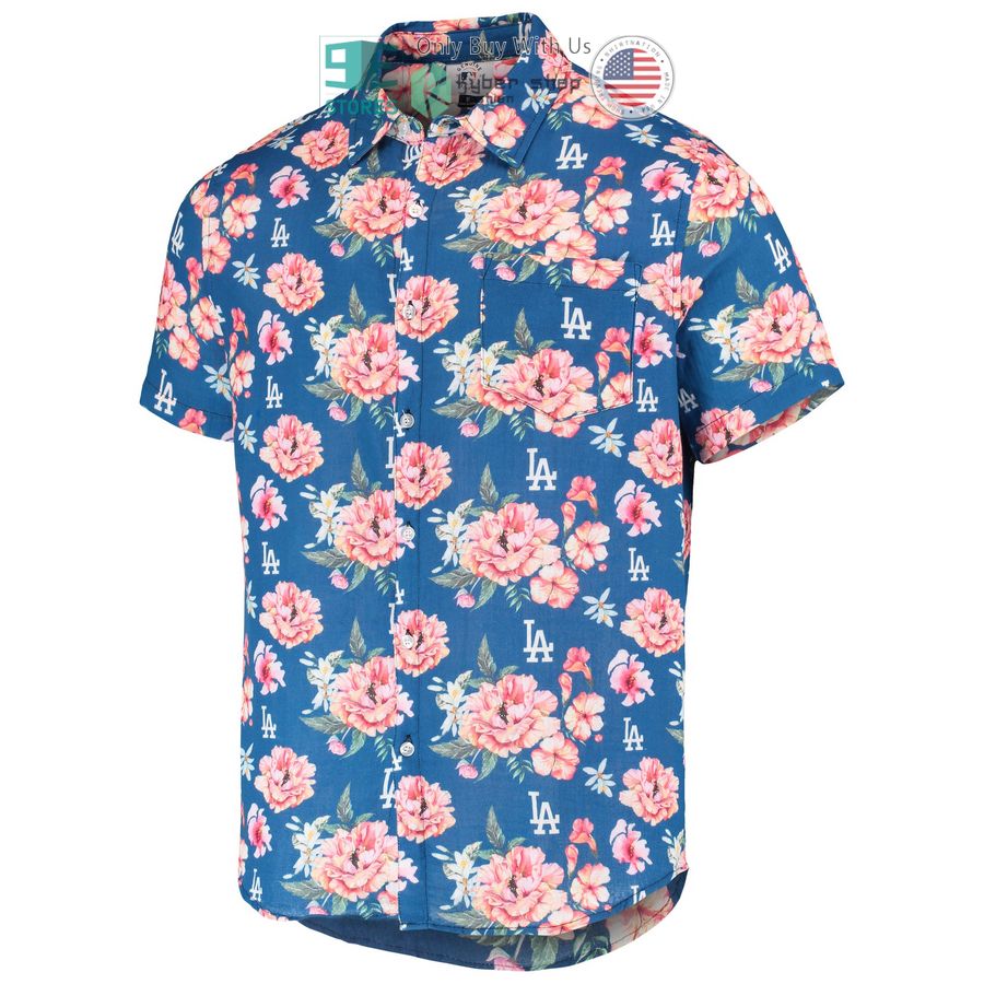 HOT Los Angeles Dodgers FOCO Floral Linen Royal Hawaii Shirt 2 los angeles dodgers foco floral linen royal hawaiian shirt 2 48832