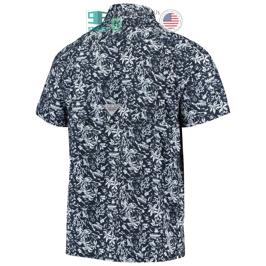 HOT Michigan Wolverines Columbia Super Slack Tide Navy Hawaii Shirt 3 michigan wolverines columbia super slack tide navy hawaiian shirt 3 63068