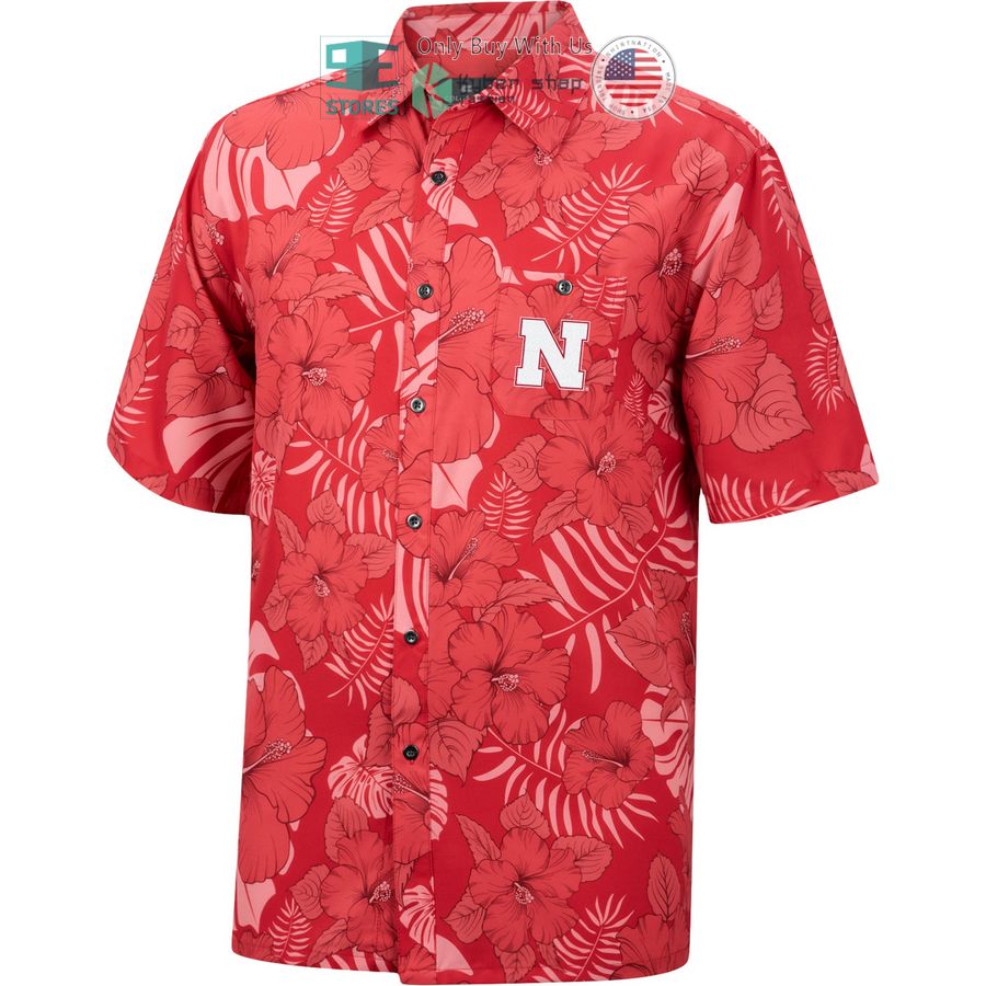 HOT Nebraska Huskers Colosseum The Dude Camp Scarlet Hawaii Shirt 2 nebraska huskers colosseum the dude camp scarlet hawaiian shirt 2 99389