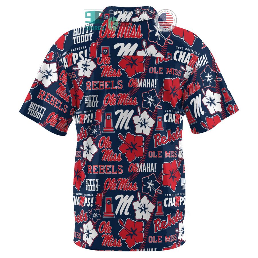 HOT Ole Miss Rebels ProSphere 2022 NCAA Men's Baseball College World Series Champions Aloha Navy Red Hawaii Shirt 3 ole miss rebels prosphere 2022 ncaa mens baseball college world series champions aloha navy red hawaiian shirt 3 33572