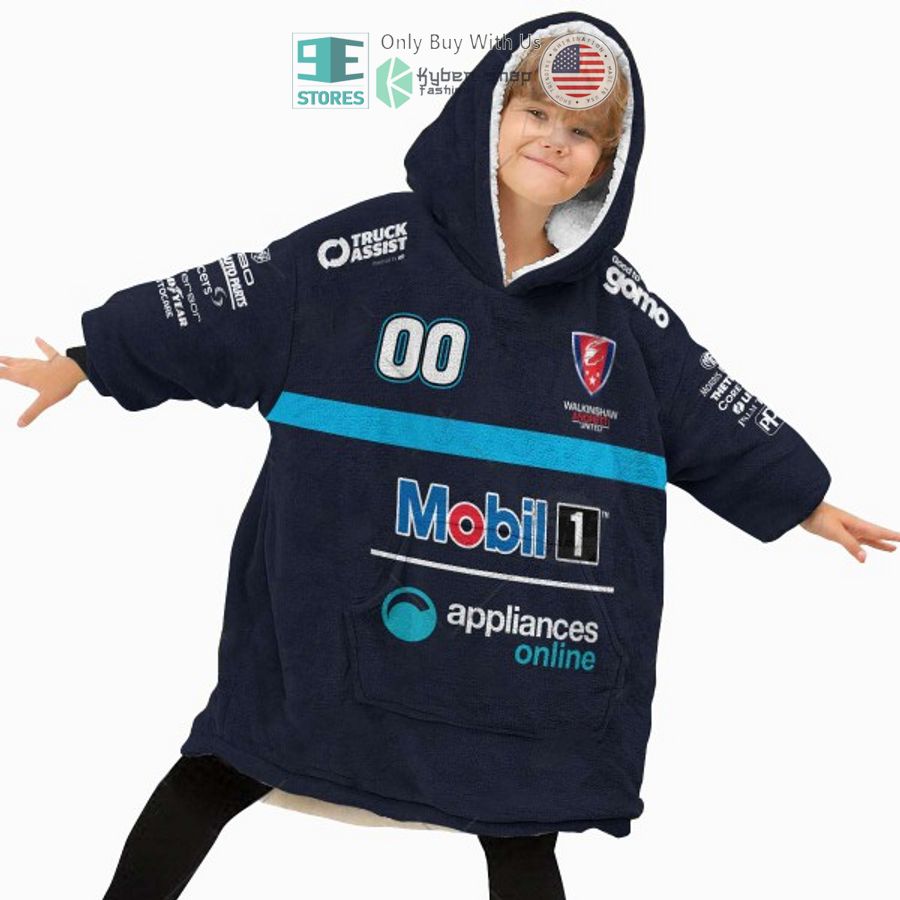 NEW V8 Supercars Walkinshaw Andretti United 2021 Custom Name Fleece Hooded Blanket 4 personalise v8 supercars walkinshaw andretti united 2021 sherpa hooded blanket 4 80007