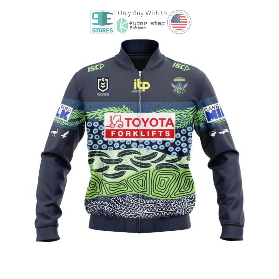 NEW Canberra Raiders Custom Name Bomber Jacket 3 personalized canberra raiders bomber jacket 3 30900