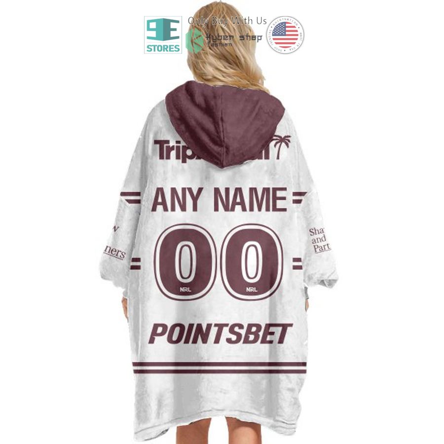 NEW Manly Warringah Sea Eagles Pointsbet white Custom Name Fleece Hooded Blanket 5 personalized manly warringah sea eagles pointsbet white sherpa hooded blanket 5 68821
