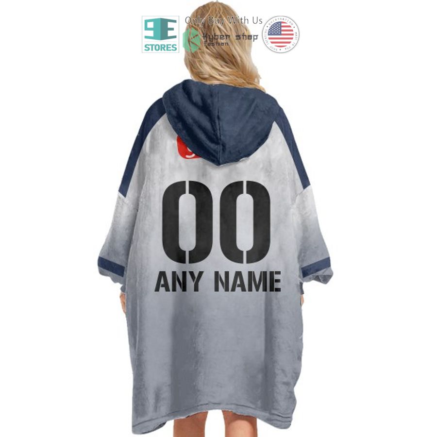 NEW Melbourne Storm RedZed Custom Name Fleece Hooded Blanket 5 personalized melbourne storm redzed sherpa hooded blanket 5 74670