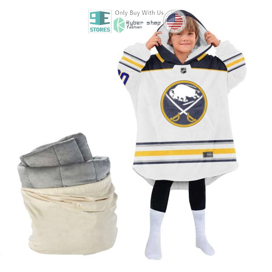 NEW Buffalo Sabres Custom Name Fleece Hooded Blanket 4 personalized nhl buffalo sabres sherpa hooded blanket 4 80960