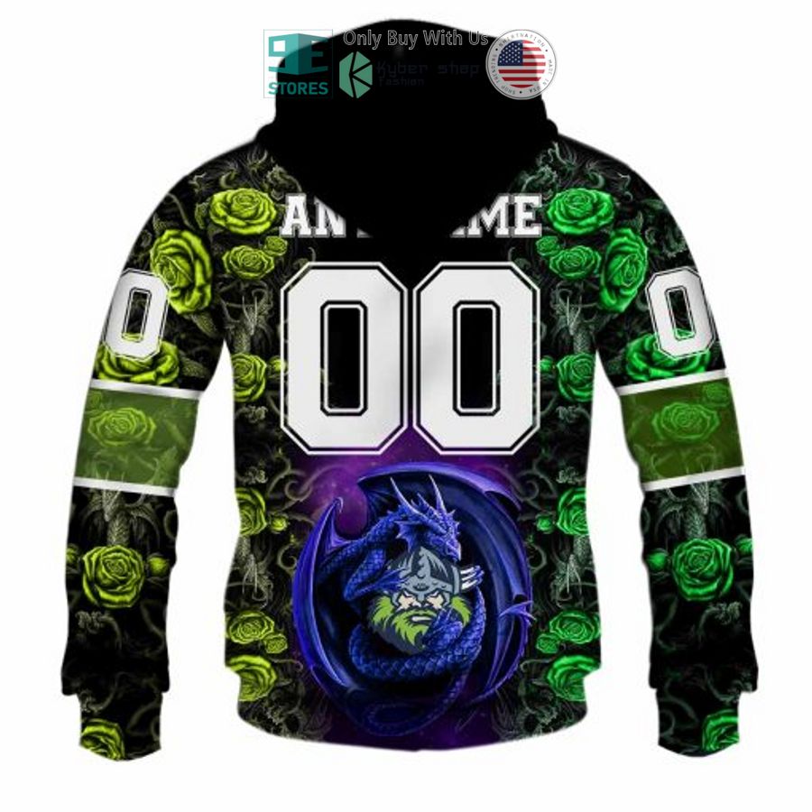 NEW Canberra Raiders Rose Dragon Custom Name 3D Hoodie, Shirt 4 personalized nrl canberra raiders rose dragon 3d hoodie 4 80212