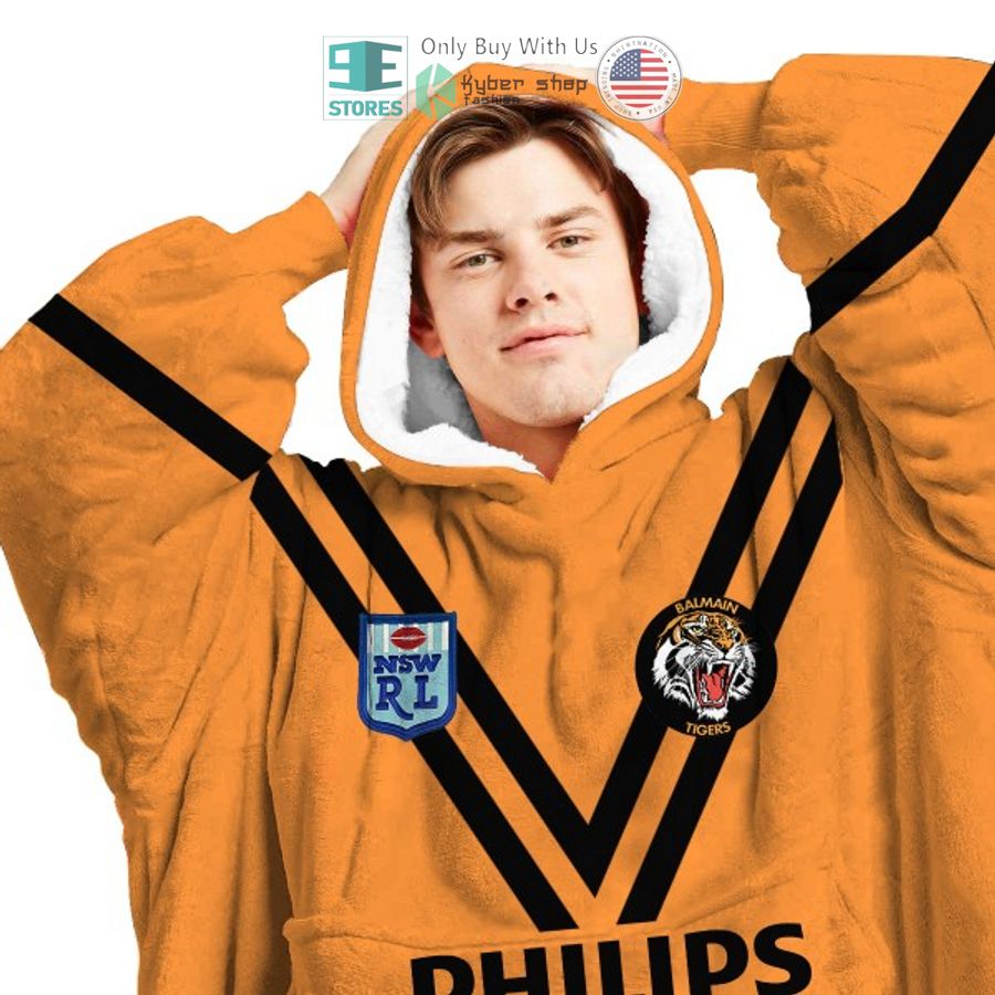 NEW Tigers Heritage orange Custom Name Fleece Hooded Blanket 3 personalized tigers heritage orange sherpa hooded blanket 3 66823