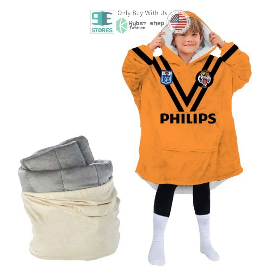 NEW Tigers Heritage orange Custom Name Fleece Hooded Blanket 5 personalized tigers heritage orange sherpa hooded blanket 5 54627