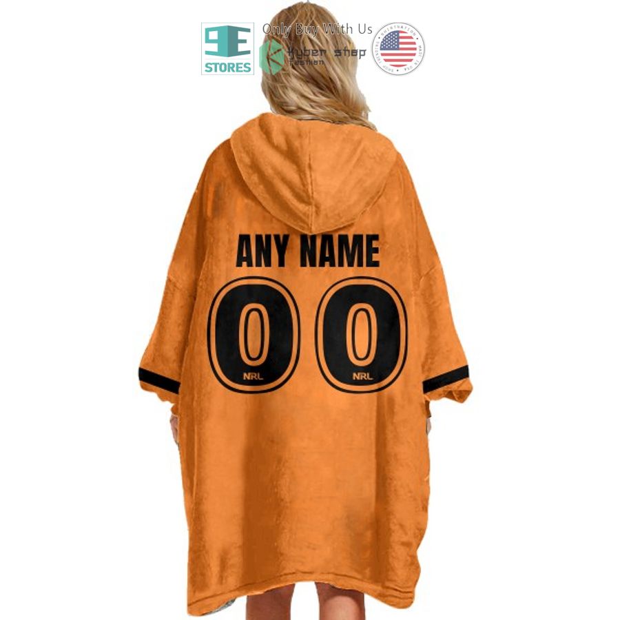 NEW Tigers Heritage orange Custom Name Fleece Hooded Blanket 6 personalized tigers heritage orange sherpa hooded blanket 6 12978