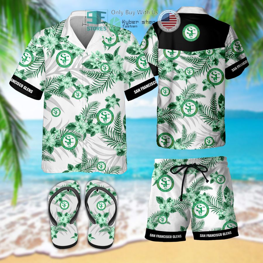 HOT San Francisco Glens Hawaiian Shirt, Shorts 1 san francisco glens hawaiian shirt flip flops 1 18377