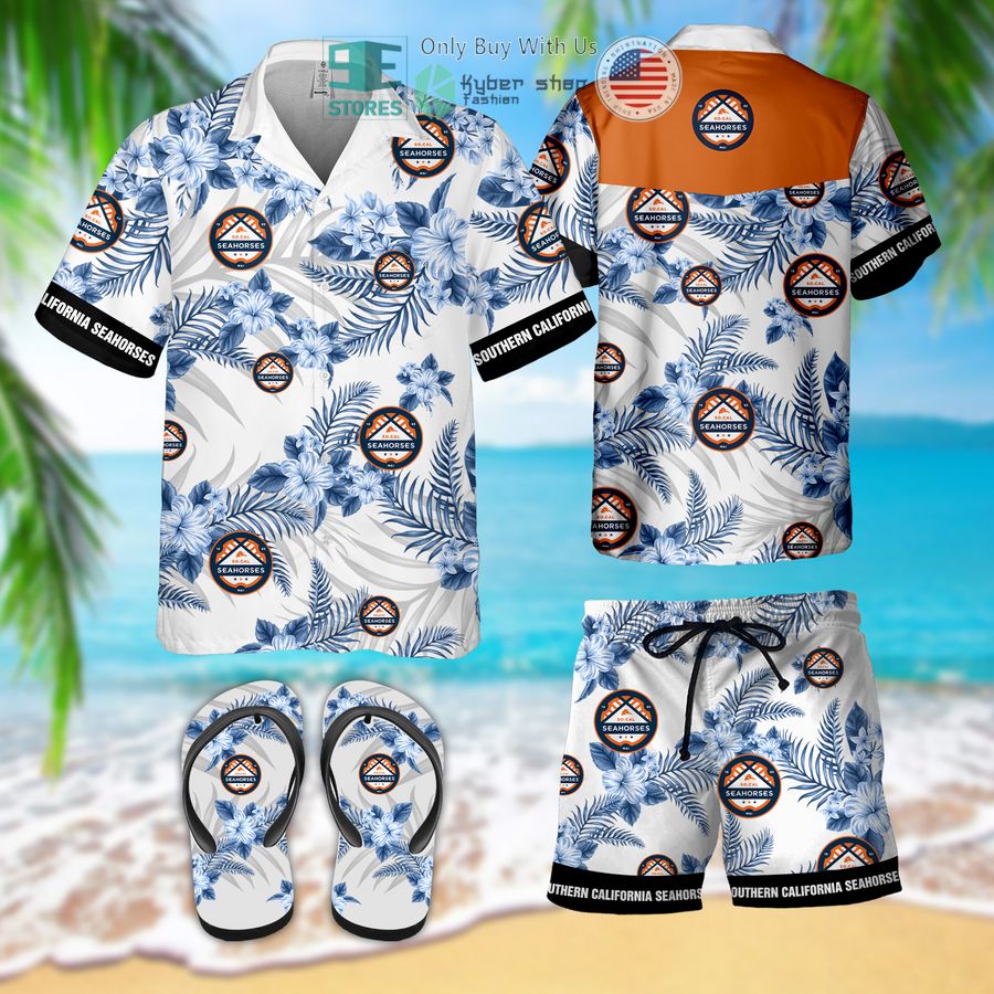 HOT Southern California Seahorses Hawaiian Shirt, Shorts 2 southern california seahorses hawaiian shirt flip flops 1 17929