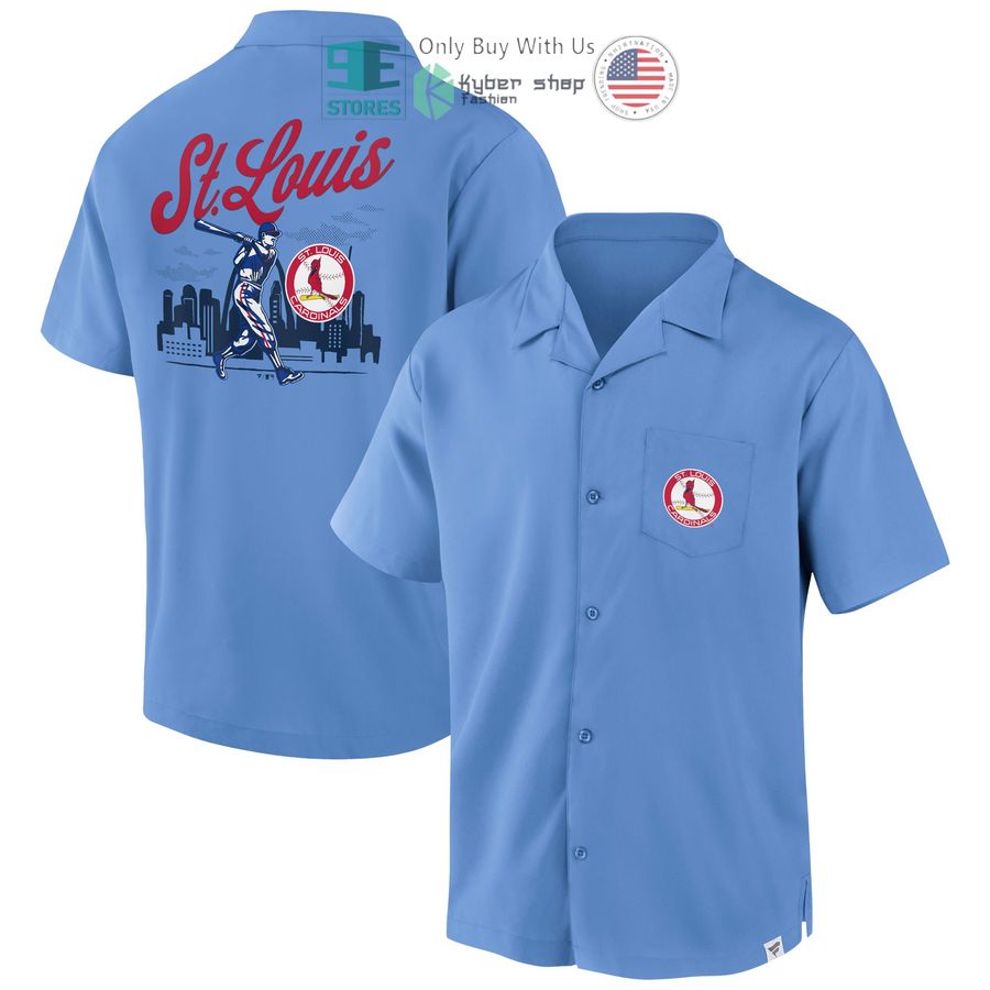 HOT St. Louis Cardinals Fanatics Branded Proven Winner Camp Light Blue Hawaii Shirt 3 st louis cardinals fanatics branded proven winner camp light blue hawaiian shirt 1 27926