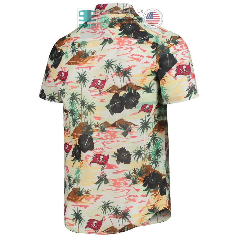 HOT Tampa Bay Buccaneers FOCO Paradise Floral Cream Hawaii Shirt 3 tampa bay buccaneers foco paradise floral cream hawaiian shirt 3 26370
