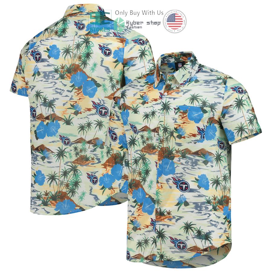 HOT Tennessee Titans FOCO Paradise Floral Cream Hawaii Shirt 6 tennessee titans foco paradise floral cream hawaiian shirt 1 66594
