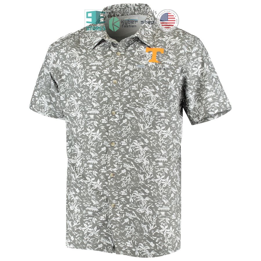 HOT Tennessee Volunteers Columbia Super Slack Tide Charcoal Hawaii Shirt 2 tennessee volunteers columbia super slack tide charcoal hawaiian shirt 2 80305
