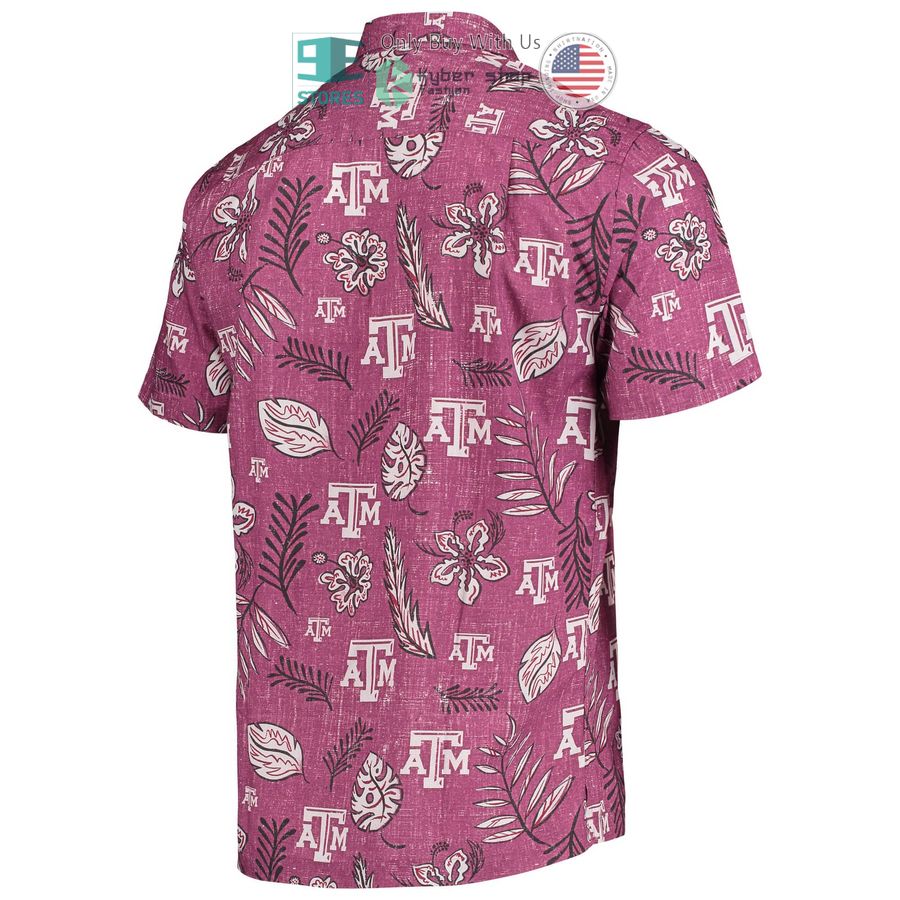 HOT Texas A&M Aggies Wes & Willy Vintage Floral Maroon Hawaii Shirt 3 texas am aggies wes willy vintage floral maroon hawaiian shirt 3 66941
