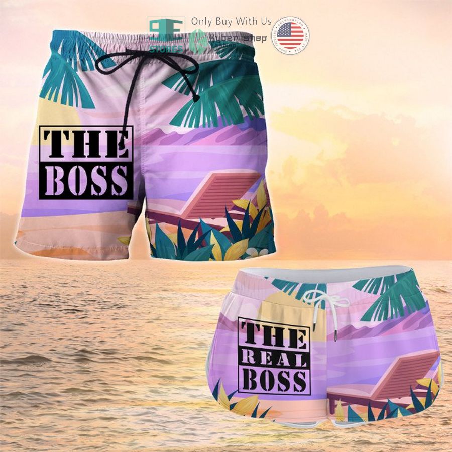 NEW The Boss The Real Boss Men Shorts 1 the boss the real boss couple shorts 1 31566