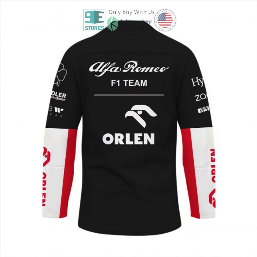 NEW Valtteri Bottas Alfa Romeo F1 Team Tonale Hockey Shirt 3 valtteri bottas alfa romeo f1 team tonale hockey jersey 3 84177