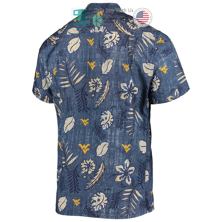 HOT West Virginia Mountaineers Wes & Willy Vintage Floral Navy Hawaii Shirt 3 west virginia mountaineers wes willy vintage floral navy hawaiian shirt 3 32012