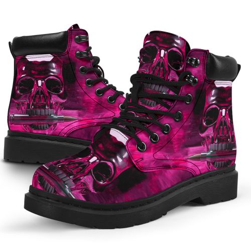 BEST Skull Bullet Pink Timberland Boots 4 Skull Bullet Pink Timberland Boots