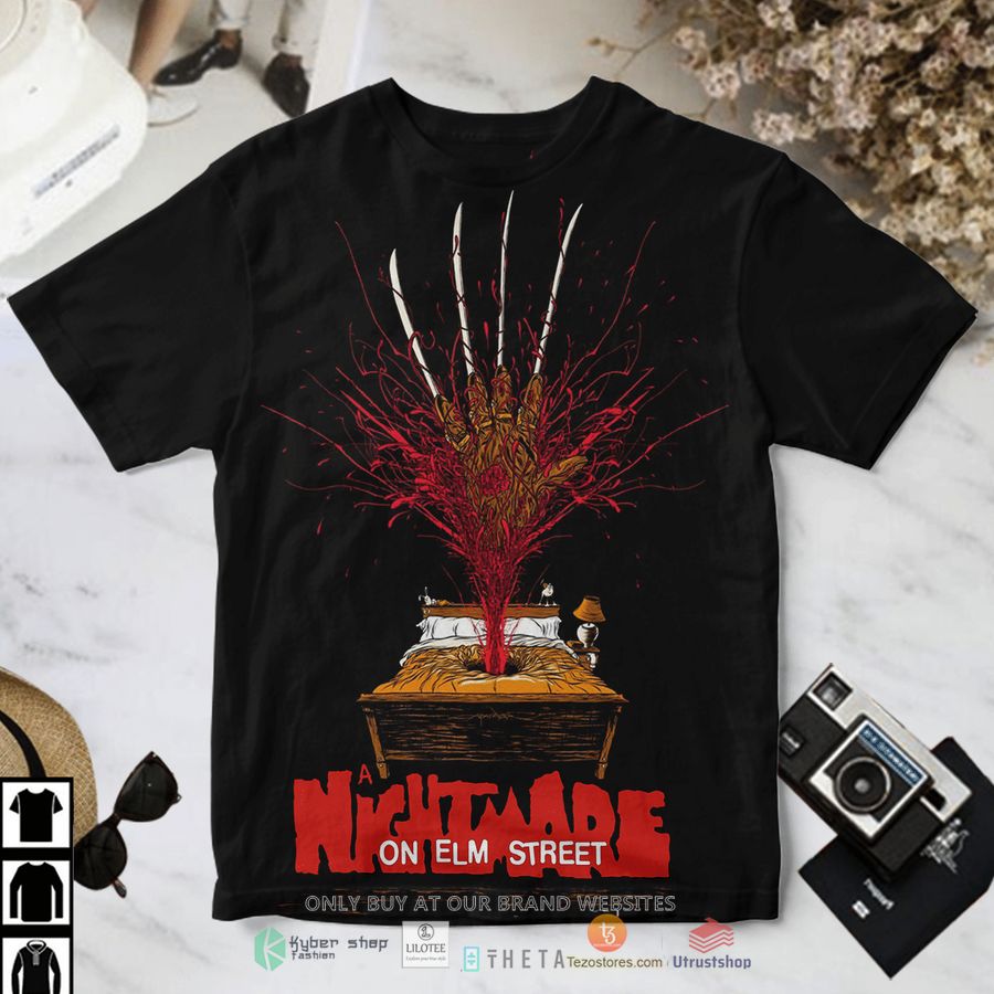 a nightmare on elm street horror bed 3d all over t shirt 1 268