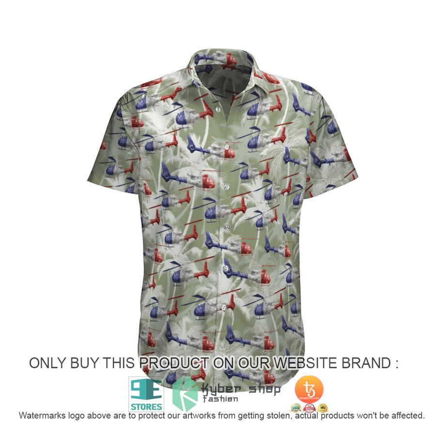 aerospatiale gazelle french army green hawaiian shirt shorts 1 85330