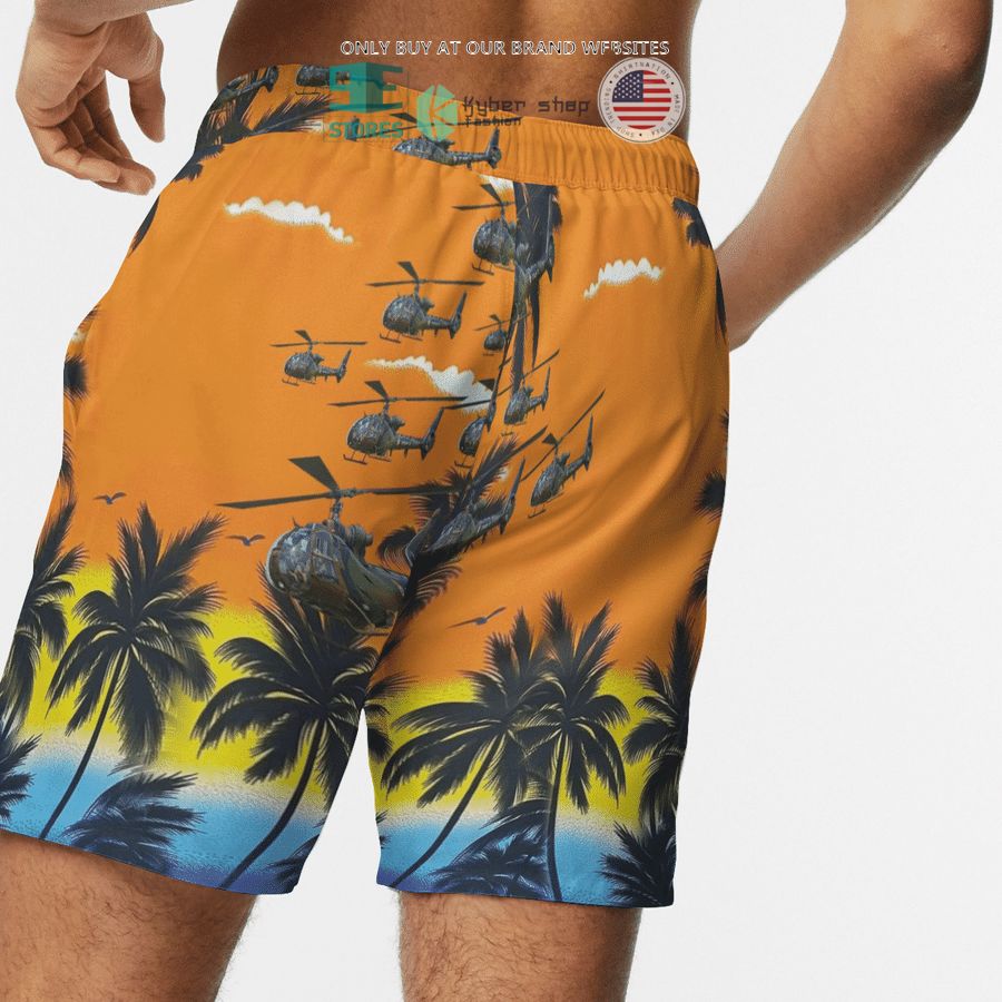 NEW Aerospatiale Gazelle French Army orange Hawaii Shirt, Shorts 11 aerospatiale gazelle french army orange hawaiian shirt shorts 11 39696