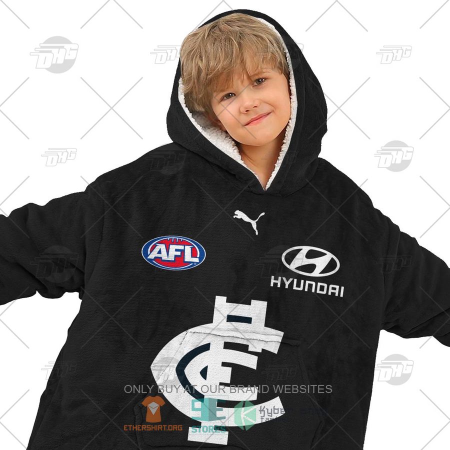 HOT AFL Carlton Football Club Personalized Sherpa Hoodie Blanket 8 afl carlton football club personalized fleece hoodie blanket 8 26369