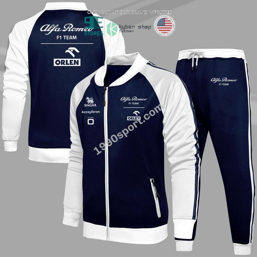 NEW Alfa Romeo F1 Team Long Pants, Tracksuit Jacket 13 alfa romeo f1 team tracksuit jacket long pants 13 34979