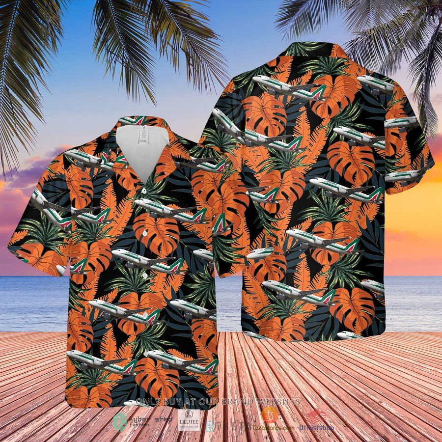 alitalia airbus a320 200 short sleeve hawaiian shirt 1 81242