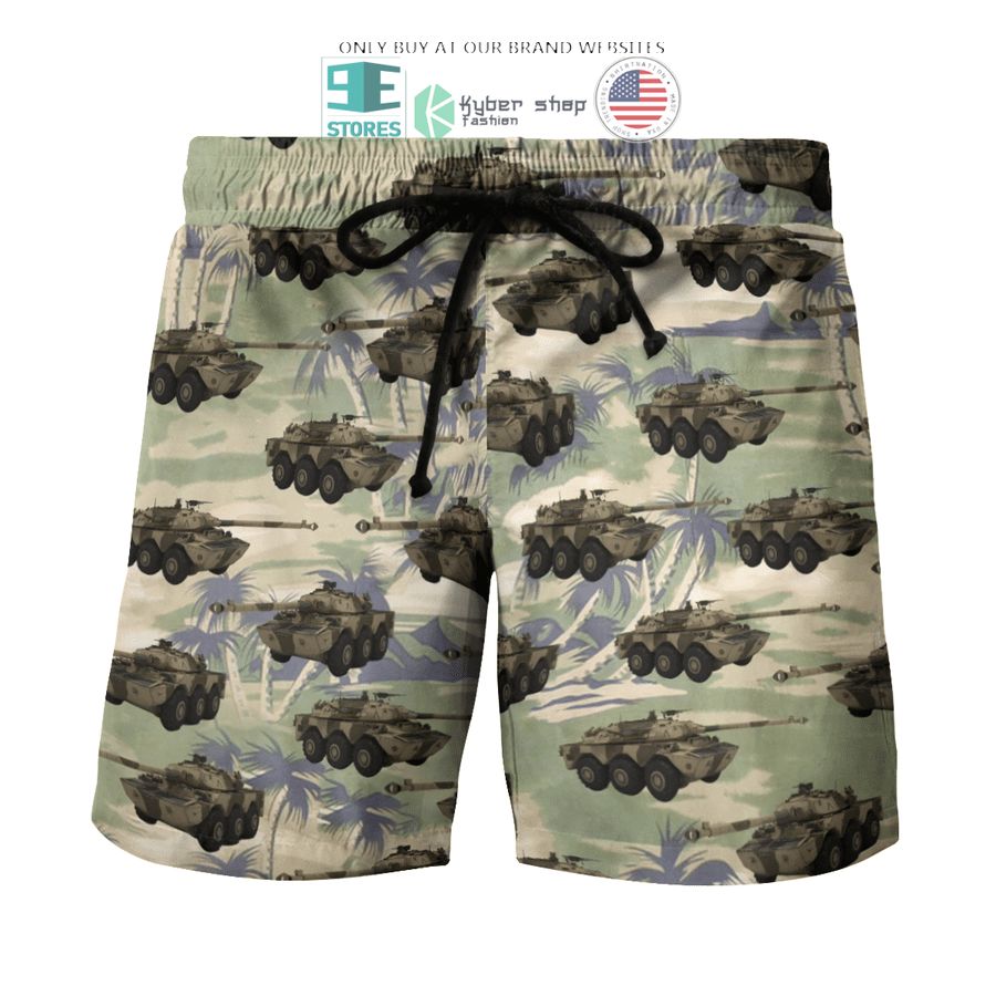 NEW AMX-10 RC French Army green Hawaii Shirt, Shorts 7 amx 10 rc french army green hawaiian shirt shorts 7 86197