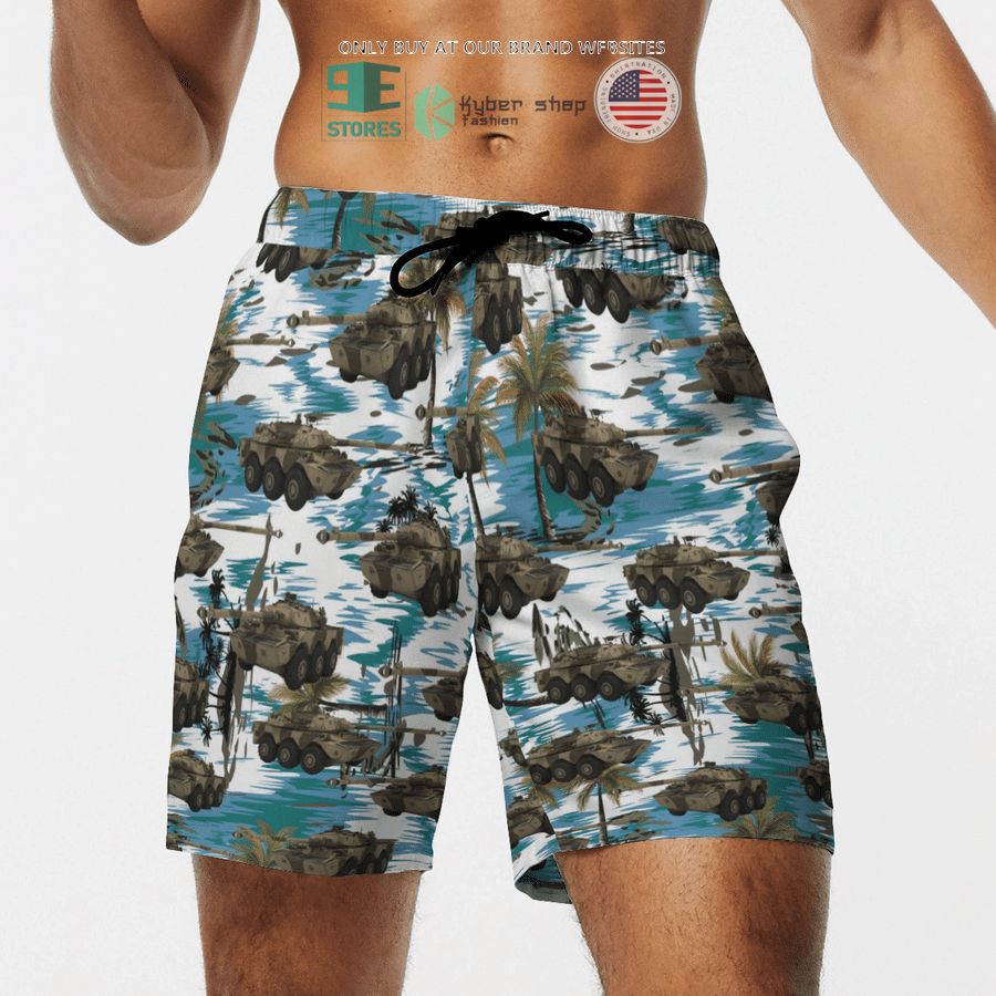 NEW AMX-10 RC FRENCH ARMY Hawaii Shirt, Shorts 13 amx 10 rc french army hawaiian shirt shorts 13 49639
