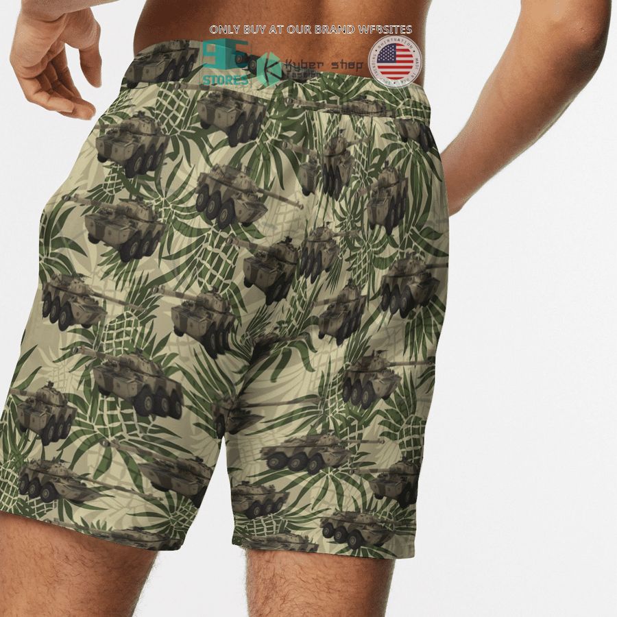 NEW AMX-10 RC French Army pineapple green Hawaii Shirt, Shorts 11 amx 10 rc french army pineapple green hawaiian shirt shorts 11 17392