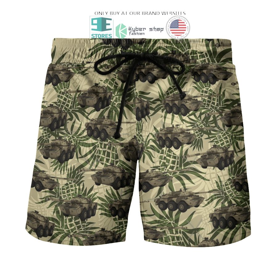 NEW AMX-10 RC French Army pineapple green Hawaii Shirt, Shorts 7 amx 10 rc french army pineapple green hawaiian shirt shorts 7 37794